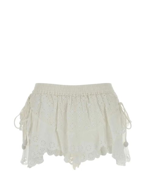 ISABEL MARANT ruffled mini skirt - White - zdjęcie produktu nr 1