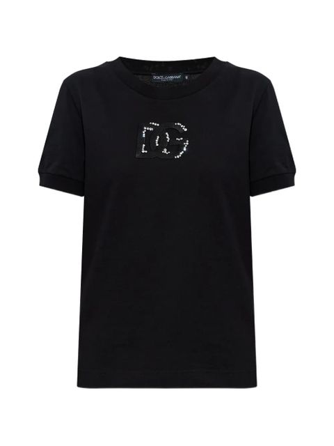Dolce & Gabbana logo-embellished T-shirt - Black - zdjęcie produktu nr 1
