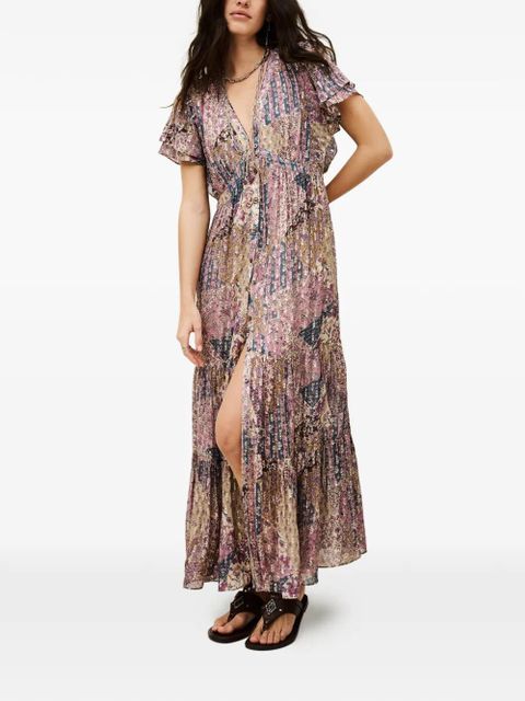 Ba&Sh Pareta V-neck floral-print dress - Pink - zdjęcie produktu nr 2