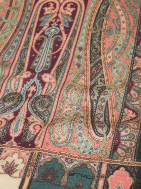 ETRO paisley-print frayed scarf - Neutrals - zdjęcie produktu nr 2
