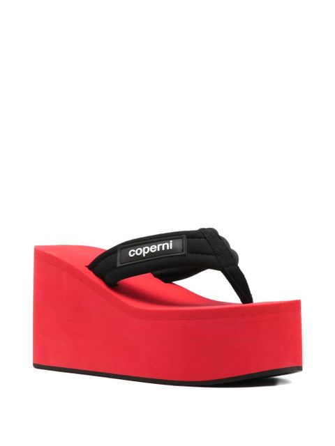 Coperni platform flip-flops - Red - zdjęcie produktu nr 2