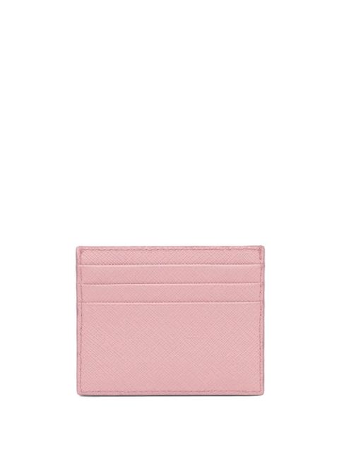 Prada Saffiano leather card holder - Pink - zdjęcie produktu nr 2