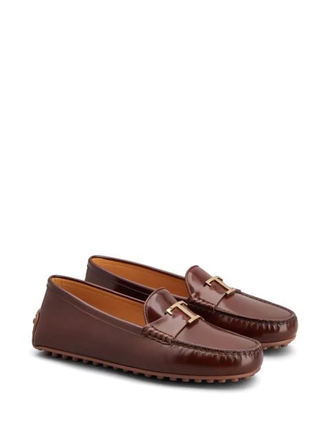 Tod's leather loafers - Brown