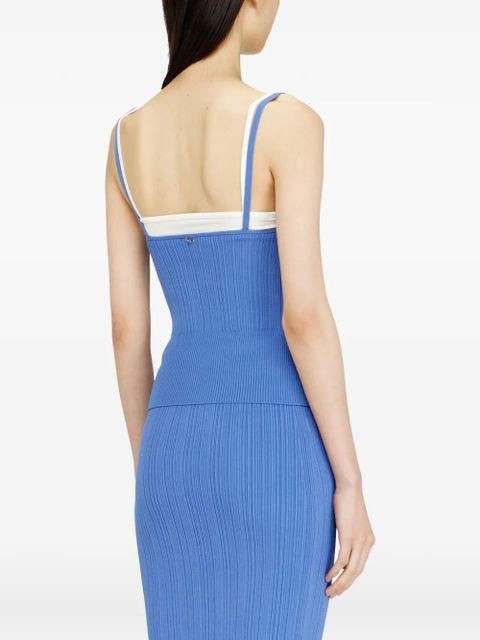 Diesel Zarrina ribbed-knit top - Blue