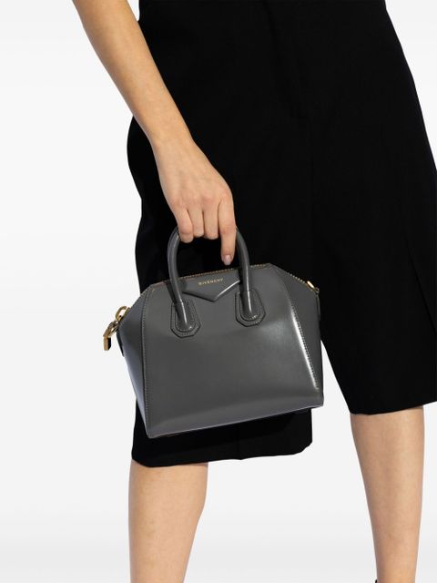 Givenchy mini Antigona Cube tote bag - Grey - zdjęcie produktu nr 2