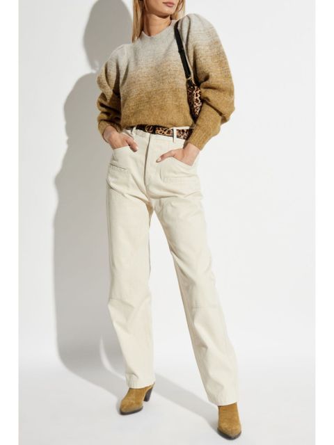 ISABEL MARANT Emmy trousers - Neutrals - zdjęcie produktu nr 2