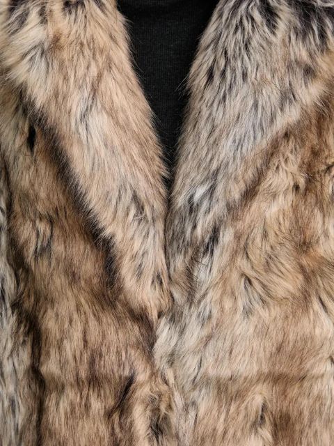 Zadig&Voltaire Faune faux fur coat - Neutrals