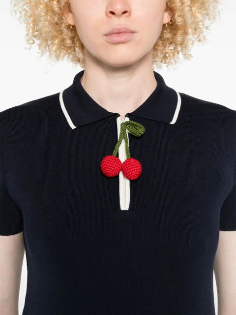 Valentino Garavani polo mini dress - Blue