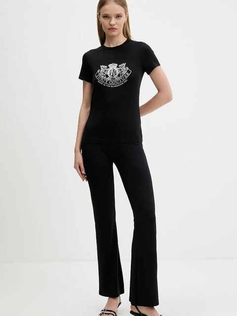 Juicy Couture t-shirt damski kolor czarny JCGTK225015 - zdjęcie produktu nr 2