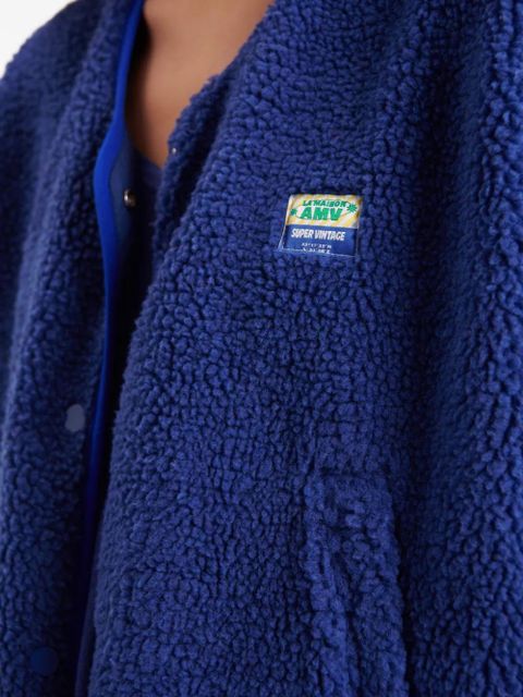 American Vintage patch sleeveless jacket - Blue