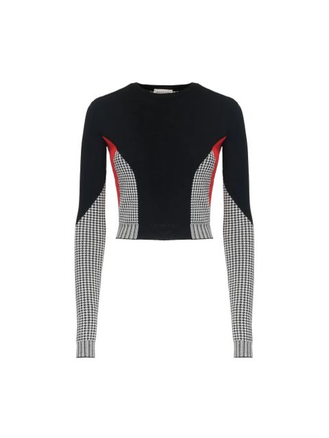 Alexander McQueen crew-neck sweater - Black - zdjęcie produktu nr 2