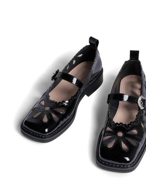 Simone Rocha Daisy Mary Jane cut-out pumps - Black - zdjęcie produktu nr 2