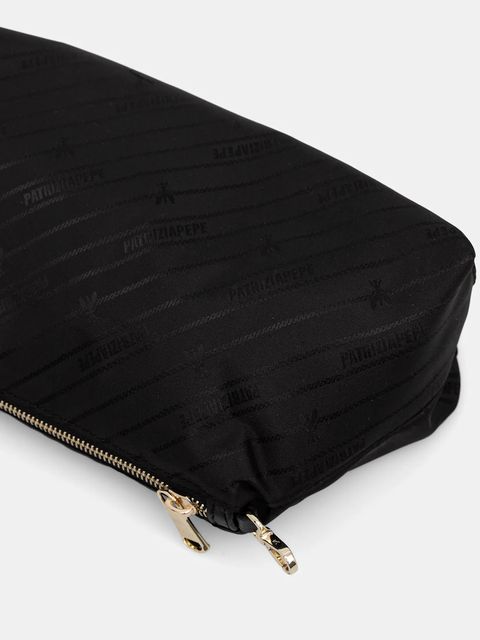 Patrizia Pepe torebka skórzana kolor czarny 8B0256 L148