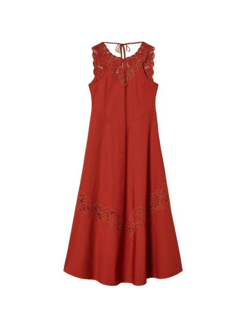 TWINSET broderie-anglaise dress - Red - zdjęcie produktu nr 1