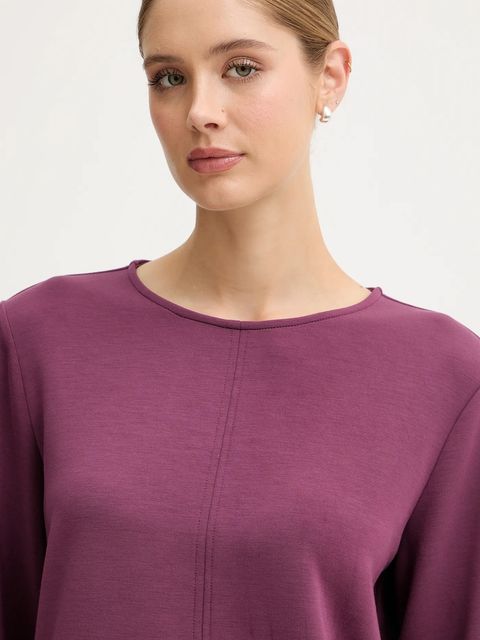 United Colors of Benetton bluza damska kolor fioletowy gładka 3QAFD10AU