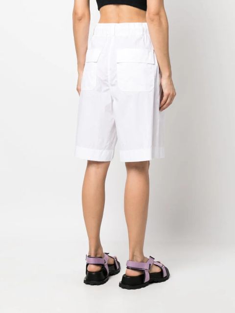 Moncler knee-length drawstring shorts - White - zdjęcie produktu nr 1