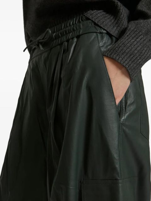 Yves Salomon pleated cargo trousers - Green - zdjęcie produktu nr 2