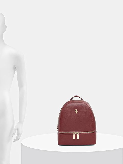 U.S. Polo Assn. plecak Jones damski kolor bordowy mały BEUJE8653WVP