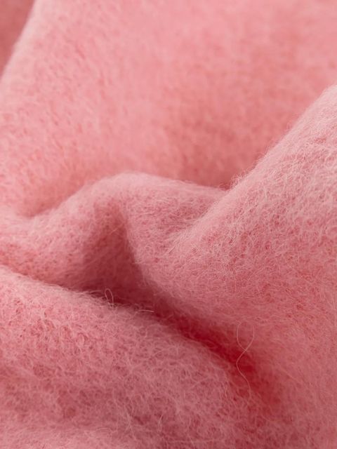 Alexander McQueen wool-blend scarf - Pink