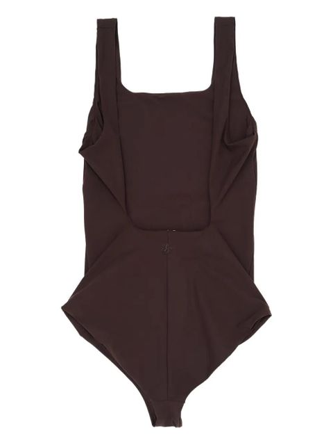 Jil Sander square-neck swimsuit - Brown - zdjęcie produktu nr 2