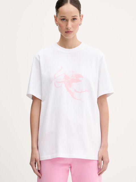 Fiorucci t-shirt bawełniany White Cupid Print Regular Fit T-Shirt - zdjęcie produktu nr 2