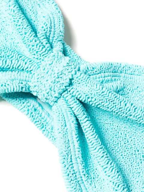 Hunza G Jean Crinkle Bikini Set - Blue