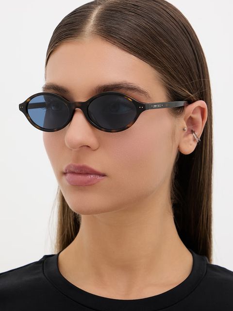 Jimmy Choo okulary przeciwsłoneczne okrągłe damskie - zdjęcie produktu nr 2