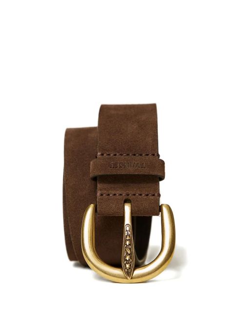 TWINSET suede belt - Brown - zdjęcie produktu nr 2