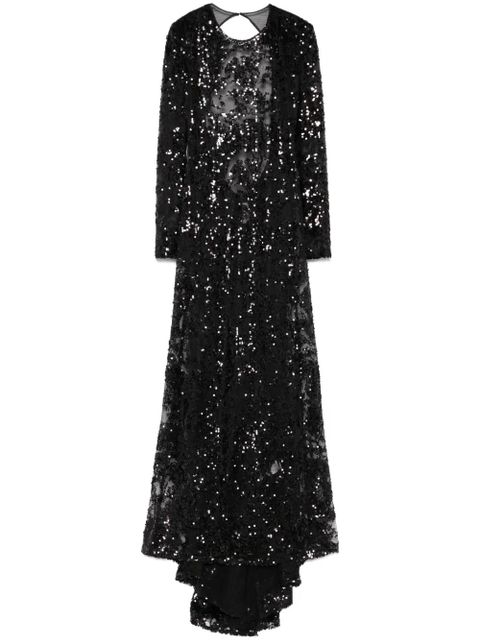 Victoria Beckham sequined tulle gown - Black - zdjęcie produktu nr 1