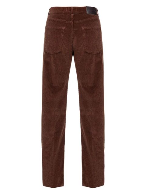 PINKO Leyda straight-leg corduroy trousers - Brown