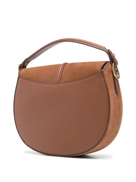 DeMellier Siena padlock suede cross body bag - Brown - zdjęcie produktu nr 2