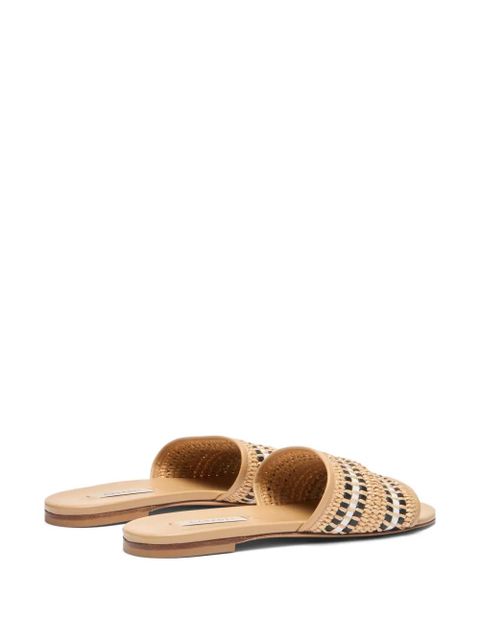 Casadei Amalfi flat sandals - Neutrals