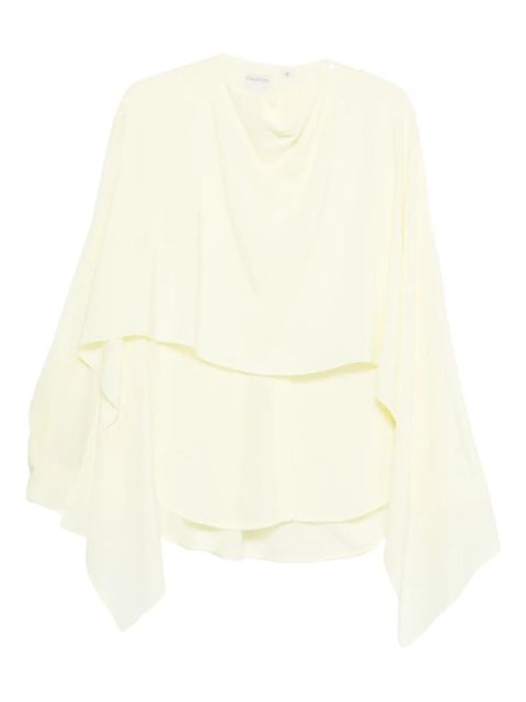 CALVIN KLEIN COLLECTION Kiki layered blouse - Yellow - zdjęcie produktu nr 1