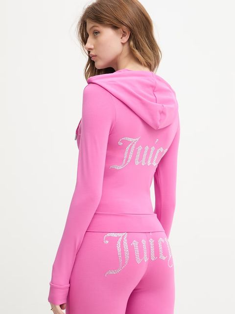 Juicy Couture bluza rozpinana damska z bawełną OOLA HOODIE - zdjęcie produktu nr 2