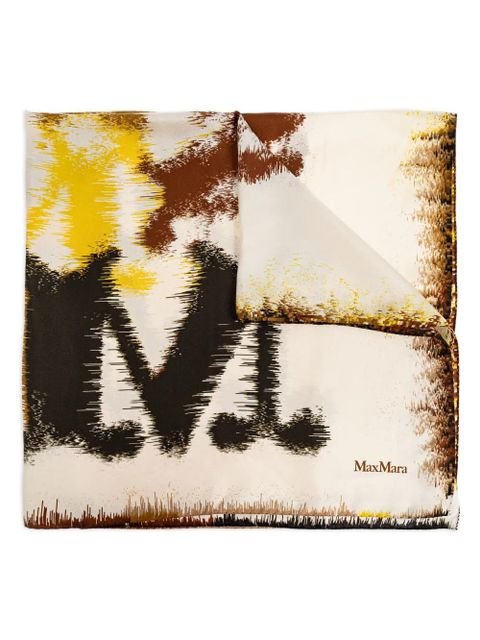 Max Mara Carre scarf - Neutrals - zdjęcie produktu nr 1