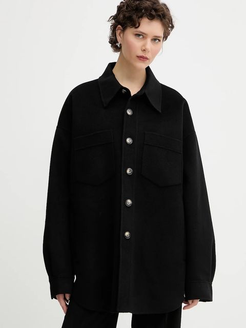 Nanushka kurtka koszulowa wełniana MARTIN - zdjęcie produktu nr 1