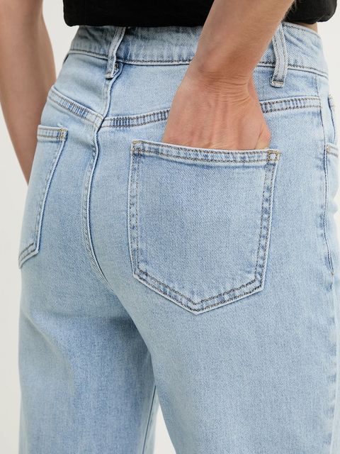 Answear.LAB jeansy damskie kolor niebieski