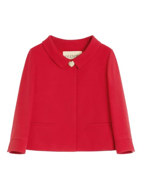 Valentino Garavani heart-detail jacket - Red - zdjęcie produktu nr 2