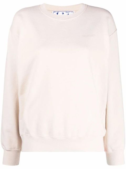 Off-White Diag-print crew-neck sweatshirt - Neutrals - zdjęcie produktu nr 1