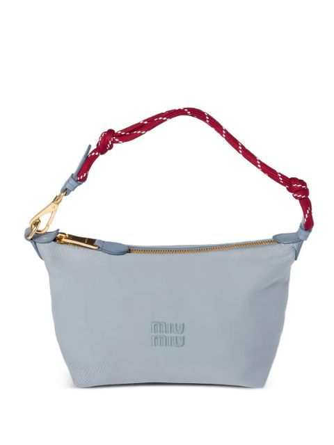 Miu Miu gabardine ribbon mini bag - Blue - zdjęcie produktu nr 1