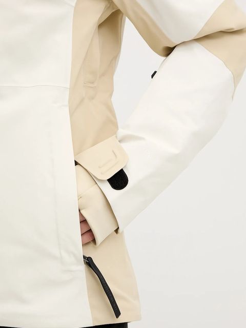 The North Face kurtka narciarska Lenado kolor beżowy NF0A8DDSTOB1