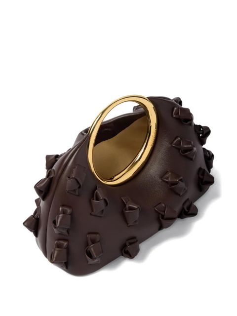 Jacquemus The small Calino with knots mini bag - Brown