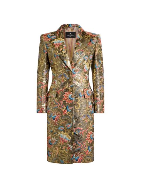 ETRO paisley jacquard coat - Gold - zdjęcie produktu nr 1