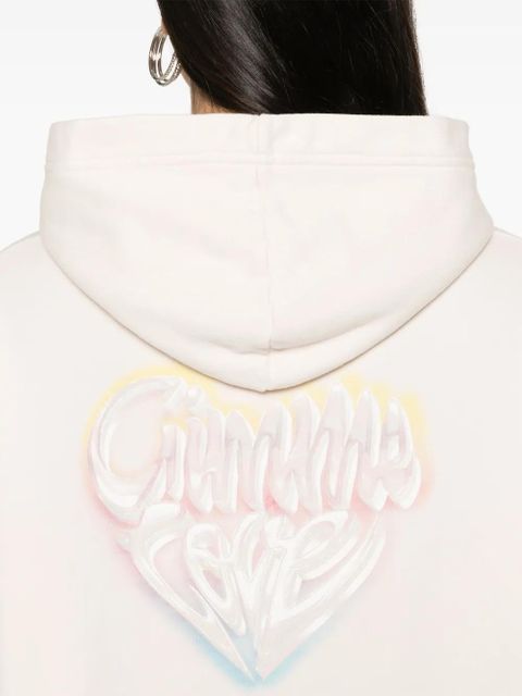 Zadig&Voltaire Mia logo-print cotton hoodie - Pink