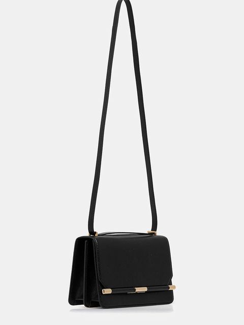 Victoria Beckham torebka skórzana kolor czarny B325AAC006648A - zdjęcie produktu nr 2