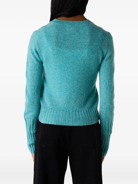 Guest In Residence Shrunken crew-neck sweater - Blue