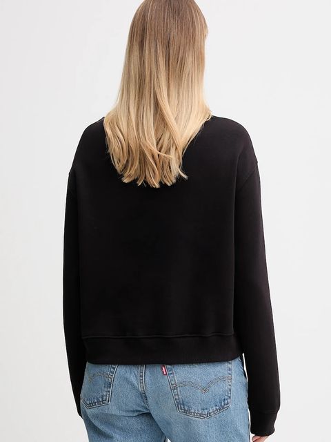 Tommy Jeans bluza damska kolor czarny gładka DW0DW21961