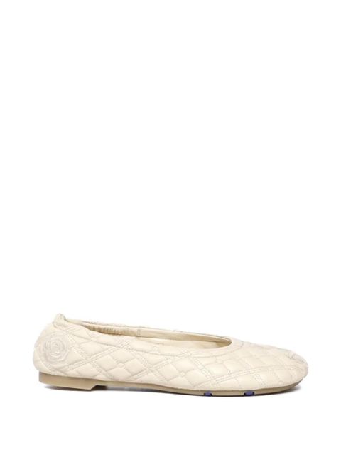Burberry quilted leather ballet flats - Neutrals - zdjęcie produktu nr 1