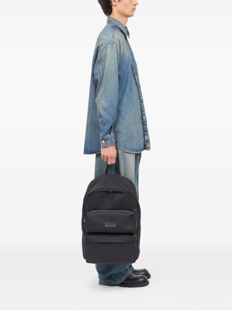 MM6 Maison Margiela numbers-patch backpack - Black