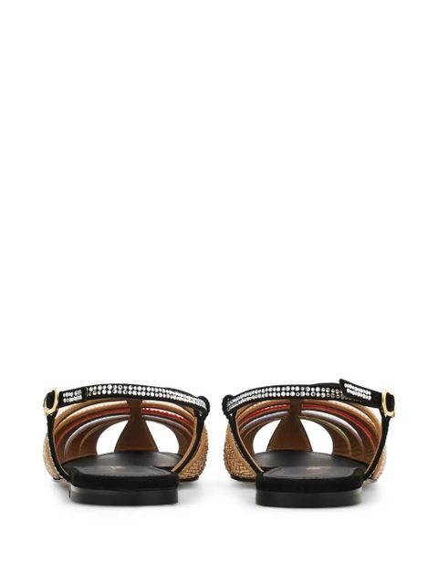 Ferragamo cage sandals - Black